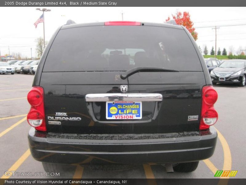 Black / Medium Slate Gray 2005 Dodge Durango Limited 4x4