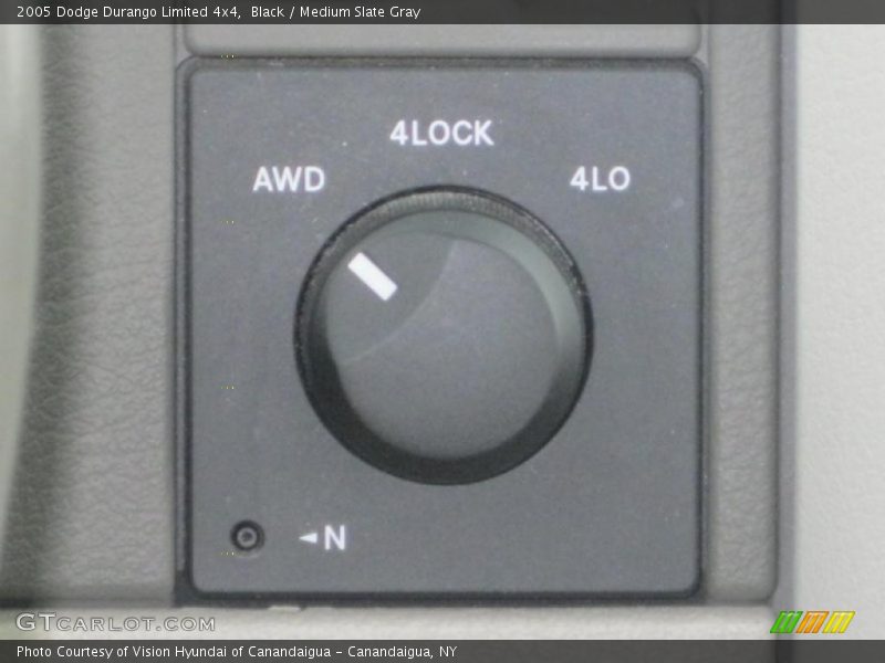 Black / Medium Slate Gray 2005 Dodge Durango Limited 4x4