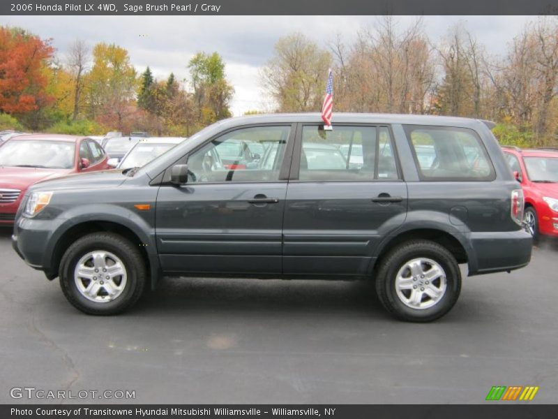 Sage Brush Pearl / Gray 2006 Honda Pilot LX 4WD