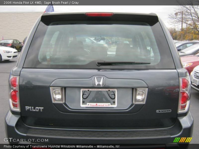 Sage Brush Pearl / Gray 2006 Honda Pilot LX 4WD