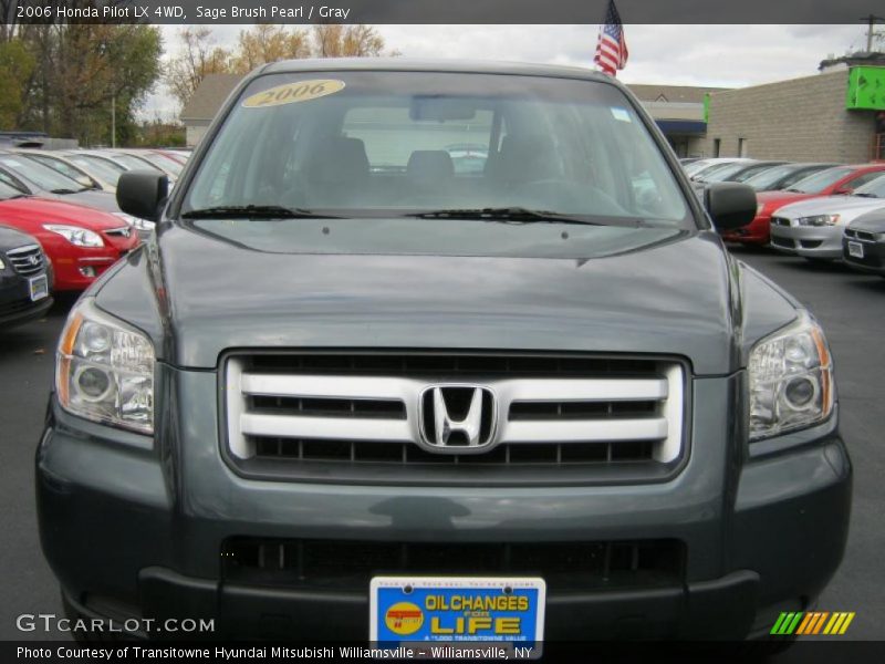 Sage Brush Pearl / Gray 2006 Honda Pilot LX 4WD