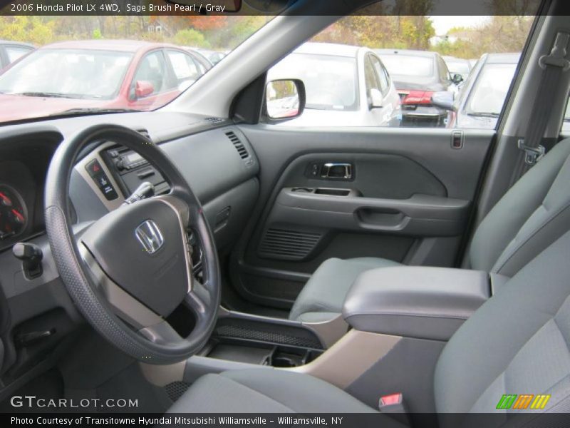 Sage Brush Pearl / Gray 2006 Honda Pilot LX 4WD