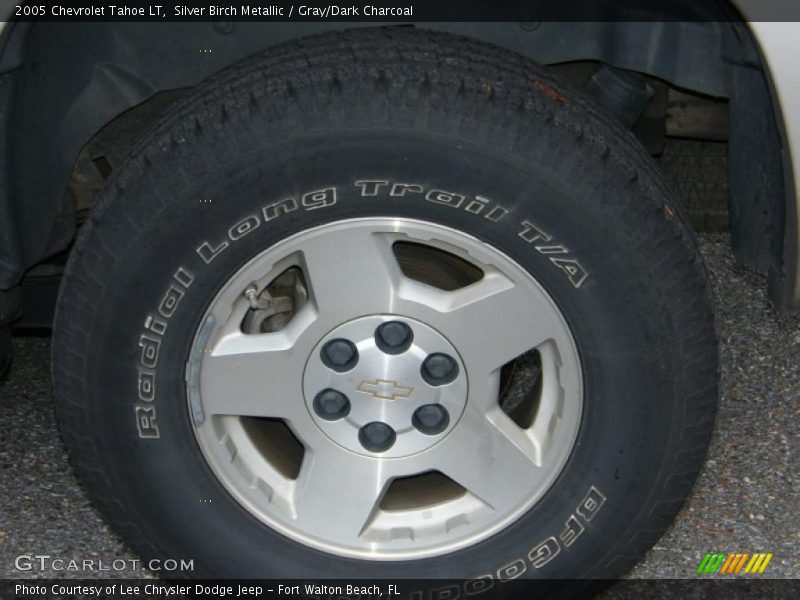 Silver Birch Metallic / Gray/Dark Charcoal 2005 Chevrolet Tahoe LT