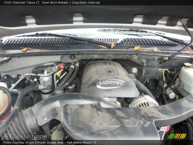 Silver Birch Metallic / Gray/Dark Charcoal 2005 Chevrolet Tahoe LT