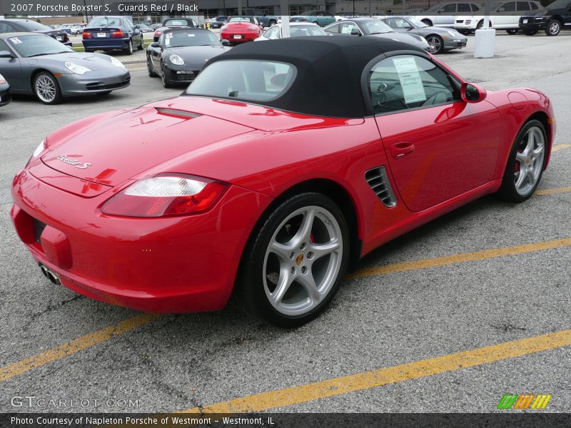 Guards Red / Black 2007 Porsche Boxster S