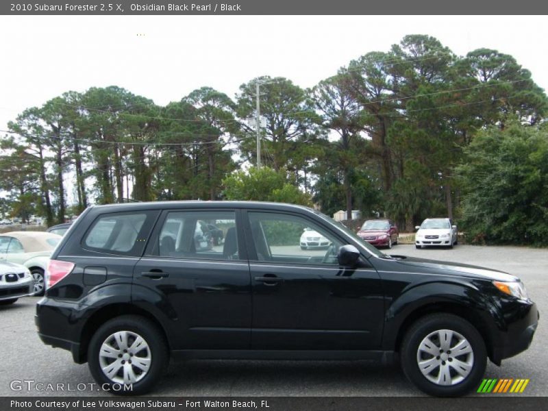 Obsidian Black Pearl / Black 2010 Subaru Forester 2.5 X