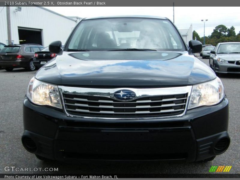 Obsidian Black Pearl / Black 2010 Subaru Forester 2.5 X