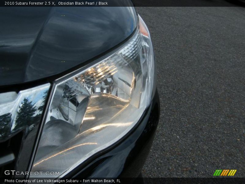 Obsidian Black Pearl / Black 2010 Subaru Forester 2.5 X