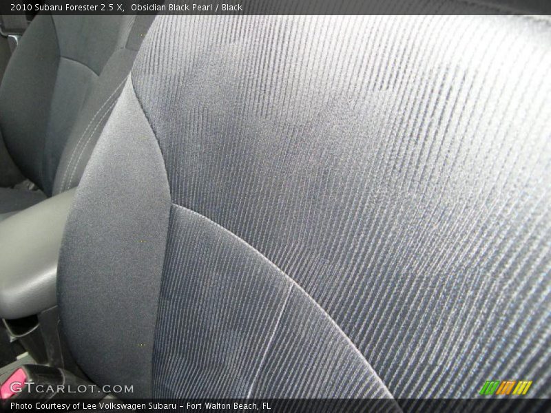 Obsidian Black Pearl / Black 2010 Subaru Forester 2.5 X