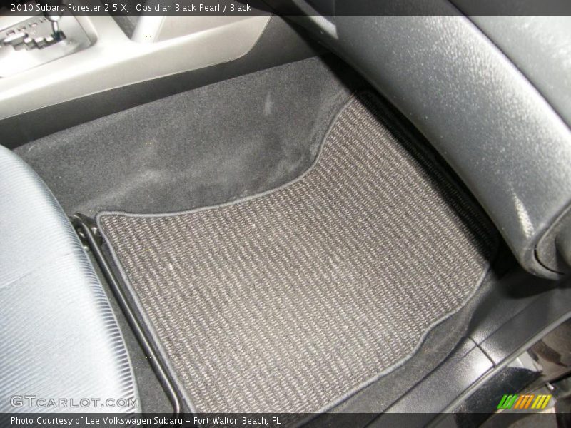 Obsidian Black Pearl / Black 2010 Subaru Forester 2.5 X