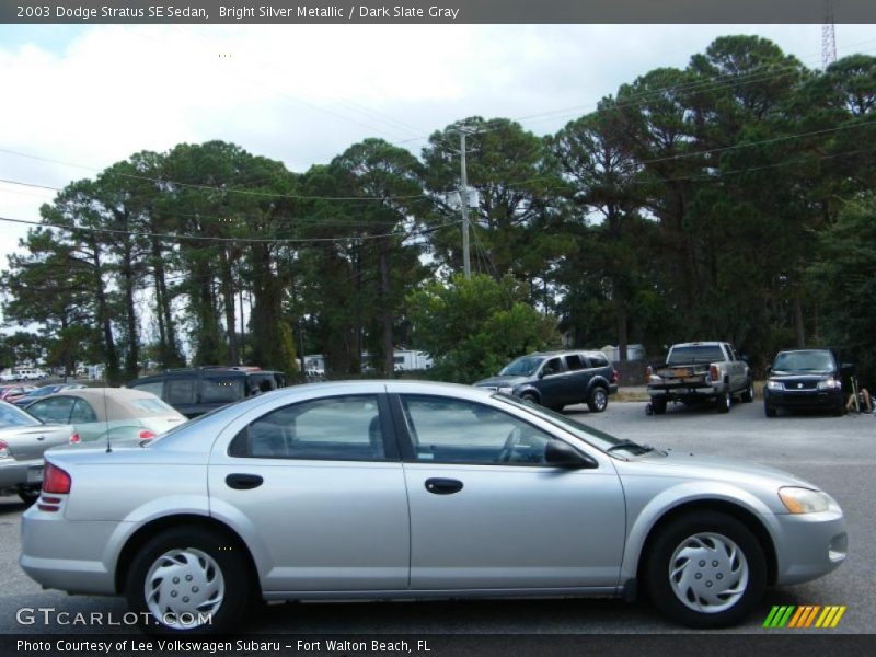Bright Silver Metallic / Dark Slate Gray 2003 Dodge Stratus SE Sedan