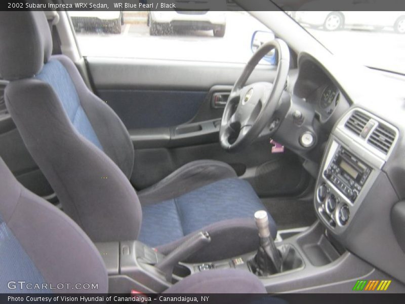  2002 Impreza WRX Sedan Black Interior