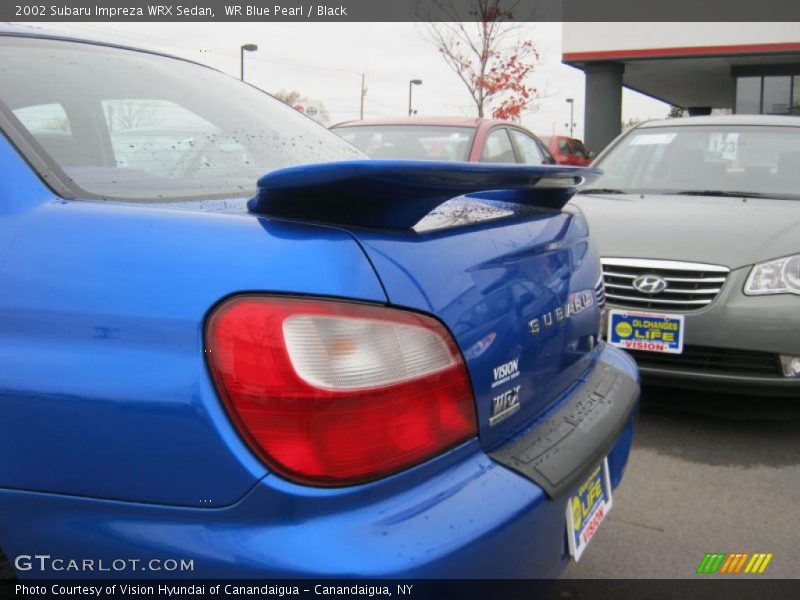 WR Blue Pearl / Black 2002 Subaru Impreza WRX Sedan