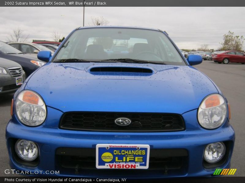 WR Blue Pearl / Black 2002 Subaru Impreza WRX Sedan