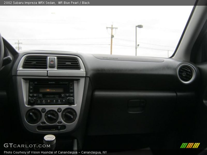 WR Blue Pearl / Black 2002 Subaru Impreza WRX Sedan