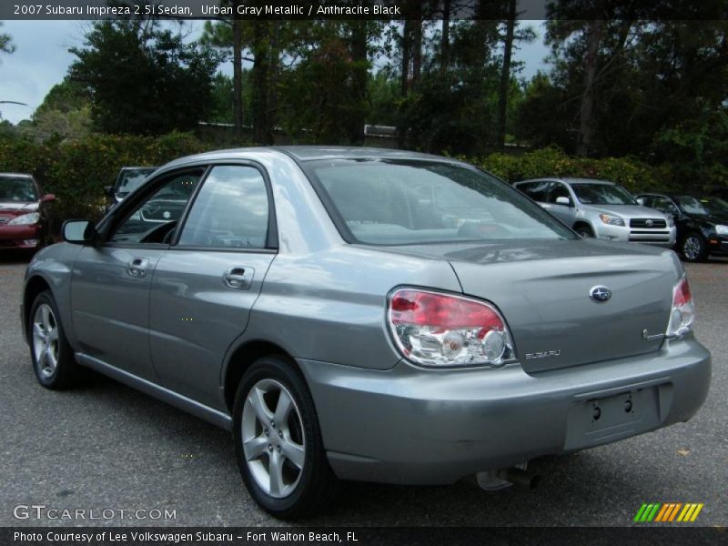 Urban Gray Metallic / Anthracite Black 2007 Subaru Impreza 2.5i Sedan