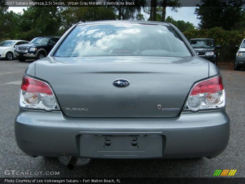 Urban Gray Metallic / Anthracite Black 2007 Subaru Impreza 2.5i Sedan