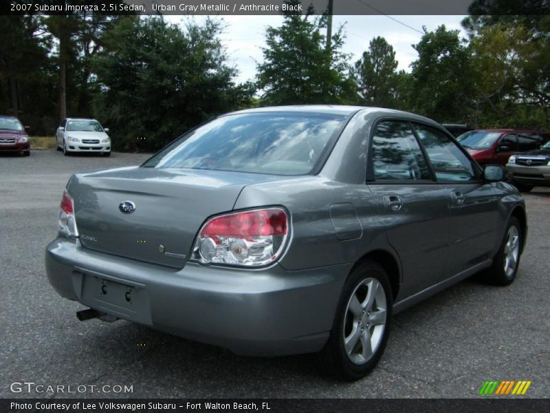 Urban Gray Metallic / Anthracite Black 2007 Subaru Impreza 2.5i Sedan