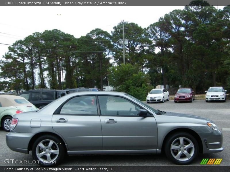 Urban Gray Metallic / Anthracite Black 2007 Subaru Impreza 2.5i Sedan