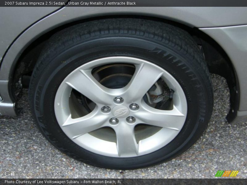 Urban Gray Metallic / Anthracite Black 2007 Subaru Impreza 2.5i Sedan
