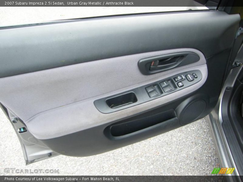 Urban Gray Metallic / Anthracite Black 2007 Subaru Impreza 2.5i Sedan