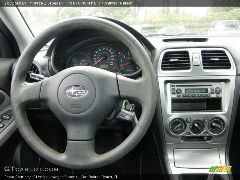 Urban Gray Metallic / Anthracite Black 2007 Subaru Impreza 2.5i Sedan