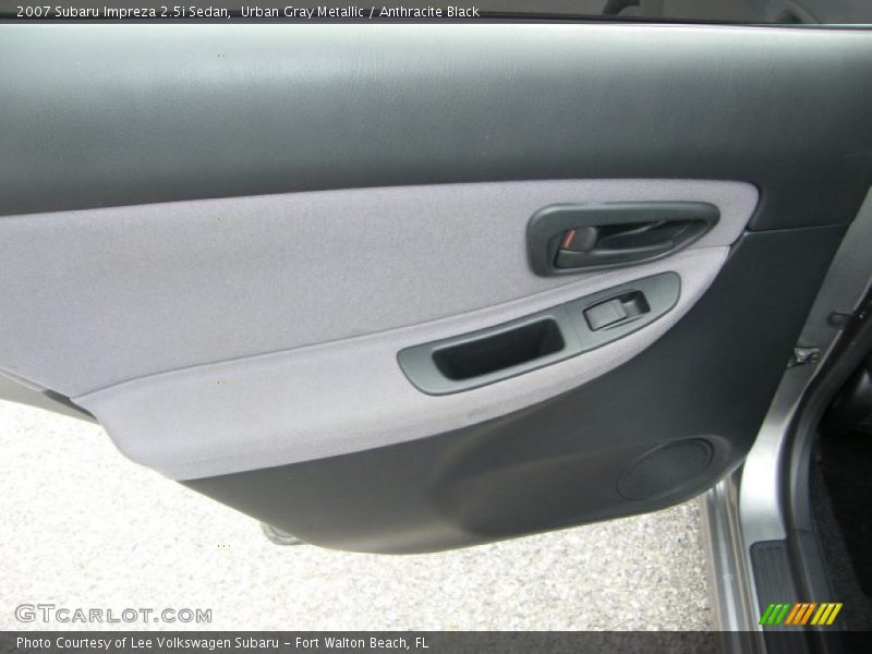 Urban Gray Metallic / Anthracite Black 2007 Subaru Impreza 2.5i Sedan