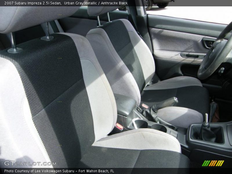Urban Gray Metallic / Anthracite Black 2007 Subaru Impreza 2.5i Sedan
