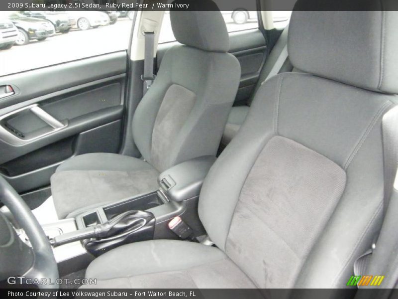 Ruby Red Pearl / Warm Ivory 2009 Subaru Legacy 2.5i Sedan
