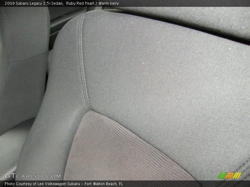 Ruby Red Pearl / Warm Ivory 2009 Subaru Legacy 2.5i Sedan