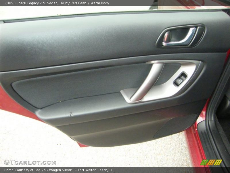 Ruby Red Pearl / Warm Ivory 2009 Subaru Legacy 2.5i Sedan