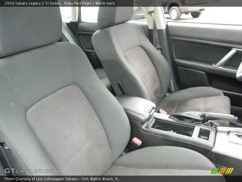 Ruby Red Pearl / Warm Ivory 2009 Subaru Legacy 2.5i Sedan