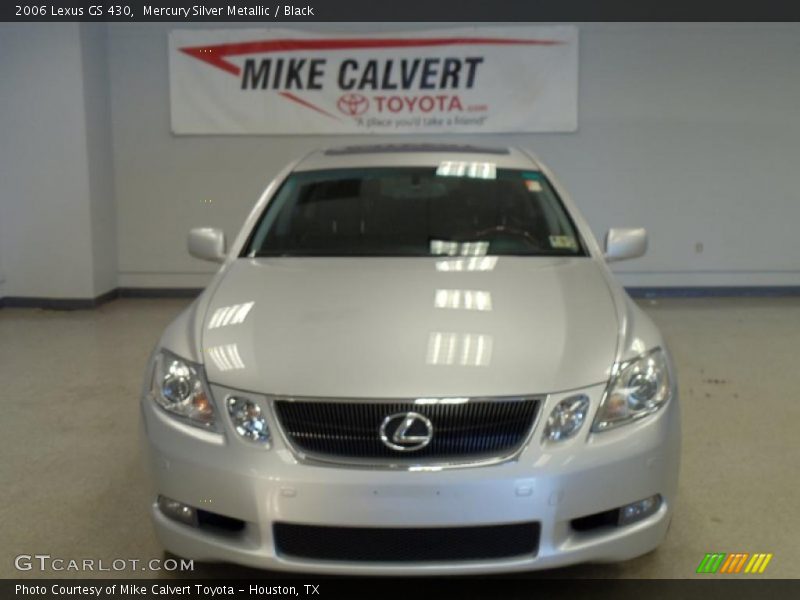 Mercury Silver Metallic / Black 2006 Lexus GS 430