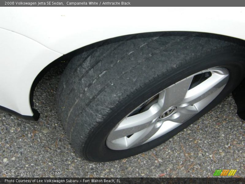Campanella White / Anthracite Black 2008 Volkswagen Jetta SE Sedan