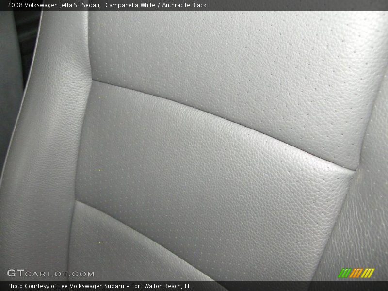 Campanella White / Anthracite Black 2008 Volkswagen Jetta SE Sedan