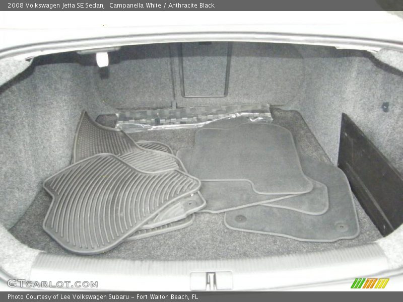 Campanella White / Anthracite Black 2008 Volkswagen Jetta SE Sedan