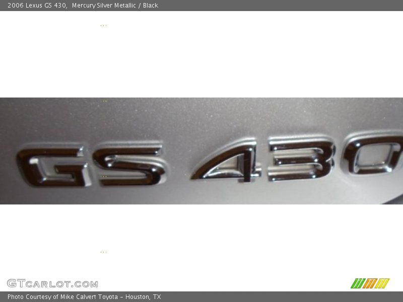 Mercury Silver Metallic / Black 2006 Lexus GS 430