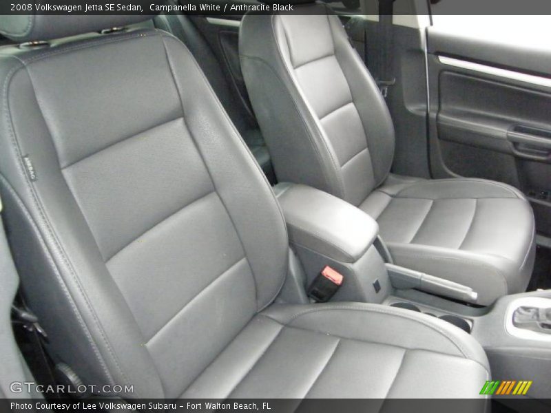 Campanella White / Anthracite Black 2008 Volkswagen Jetta SE Sedan