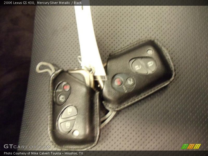 Mercury Silver Metallic / Black 2006 Lexus GS 430