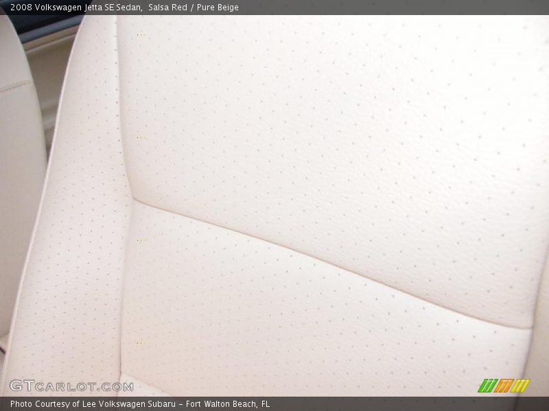 Salsa Red / Pure Beige 2008 Volkswagen Jetta SE Sedan