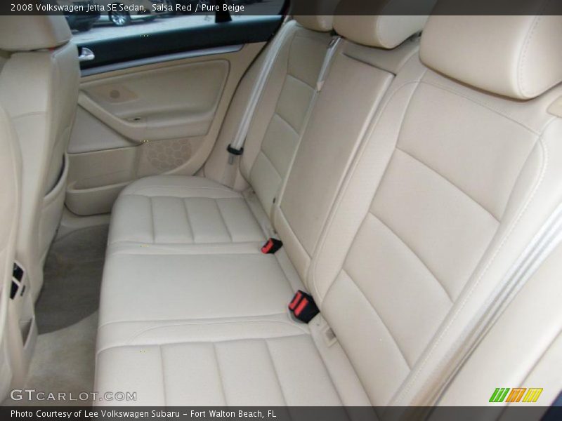 Salsa Red / Pure Beige 2008 Volkswagen Jetta SE Sedan