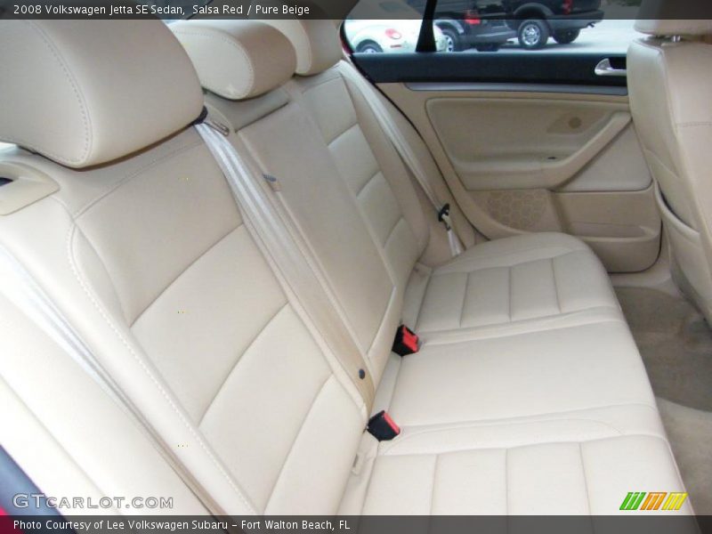 Salsa Red / Pure Beige 2008 Volkswagen Jetta SE Sedan