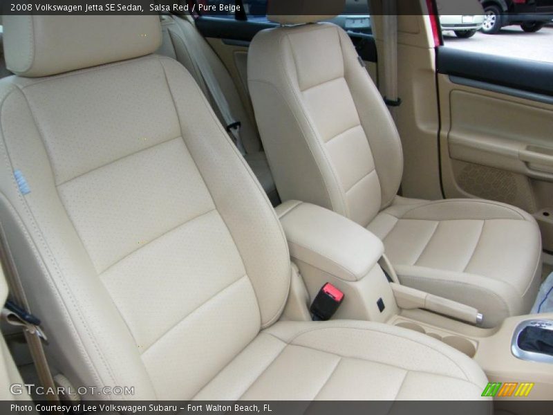 Salsa Red / Pure Beige 2008 Volkswagen Jetta SE Sedan