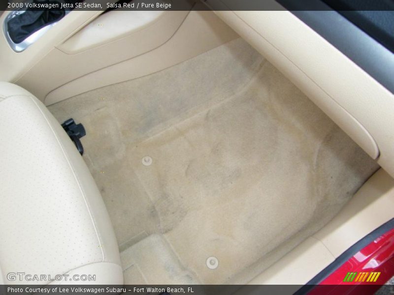 Salsa Red / Pure Beige 2008 Volkswagen Jetta SE Sedan
