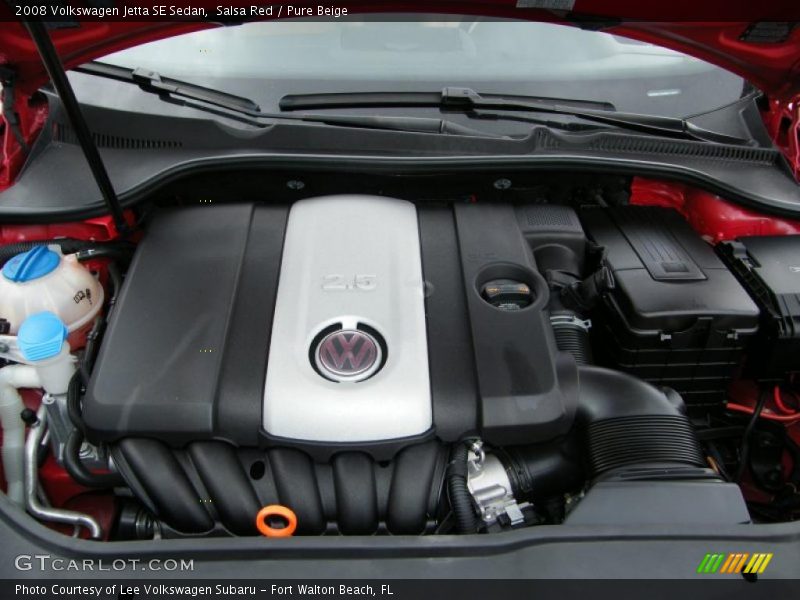 Salsa Red / Pure Beige 2008 Volkswagen Jetta SE Sedan
