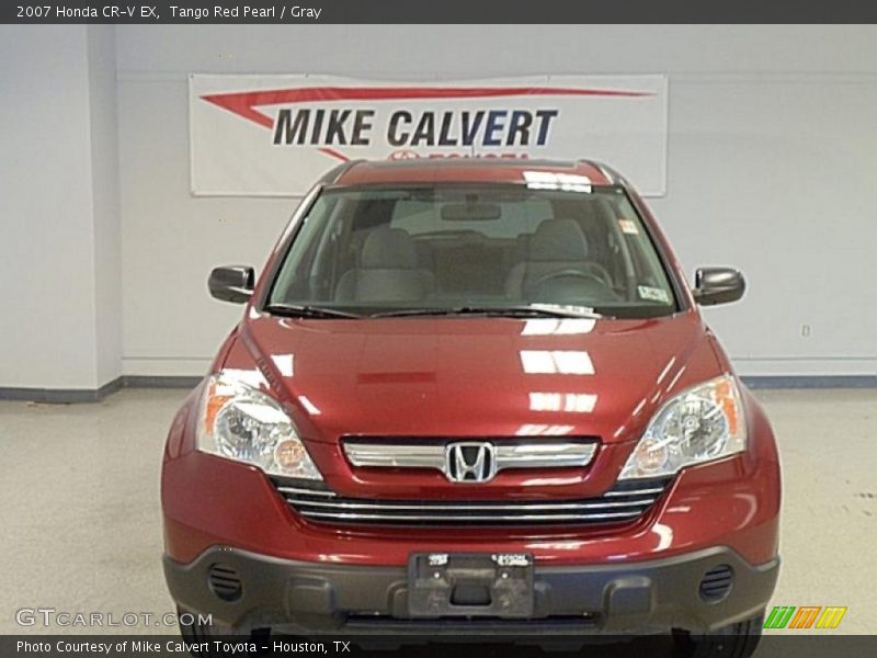 Tango Red Pearl / Gray 2007 Honda CR-V EX