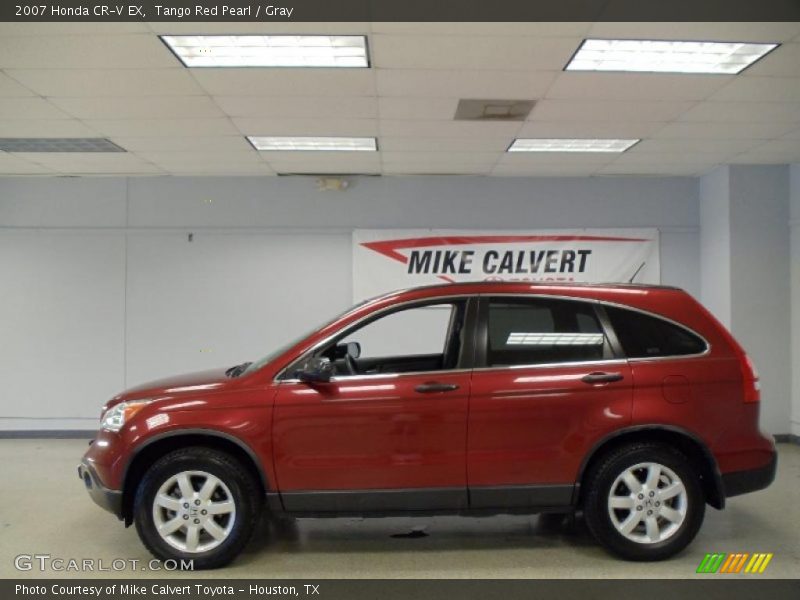 Tango Red Pearl / Gray 2007 Honda CR-V EX