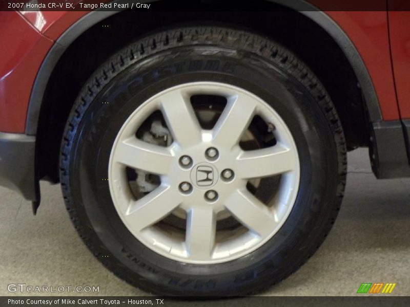Tango Red Pearl / Gray 2007 Honda CR-V EX