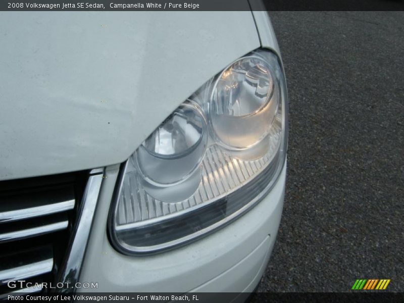 Campanella White / Pure Beige 2008 Volkswagen Jetta SE Sedan