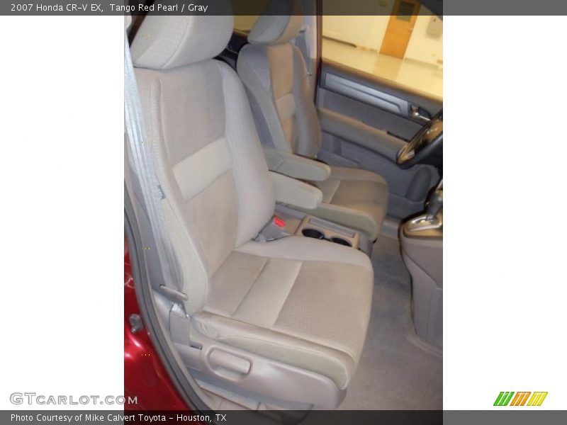 Tango Red Pearl / Gray 2007 Honda CR-V EX